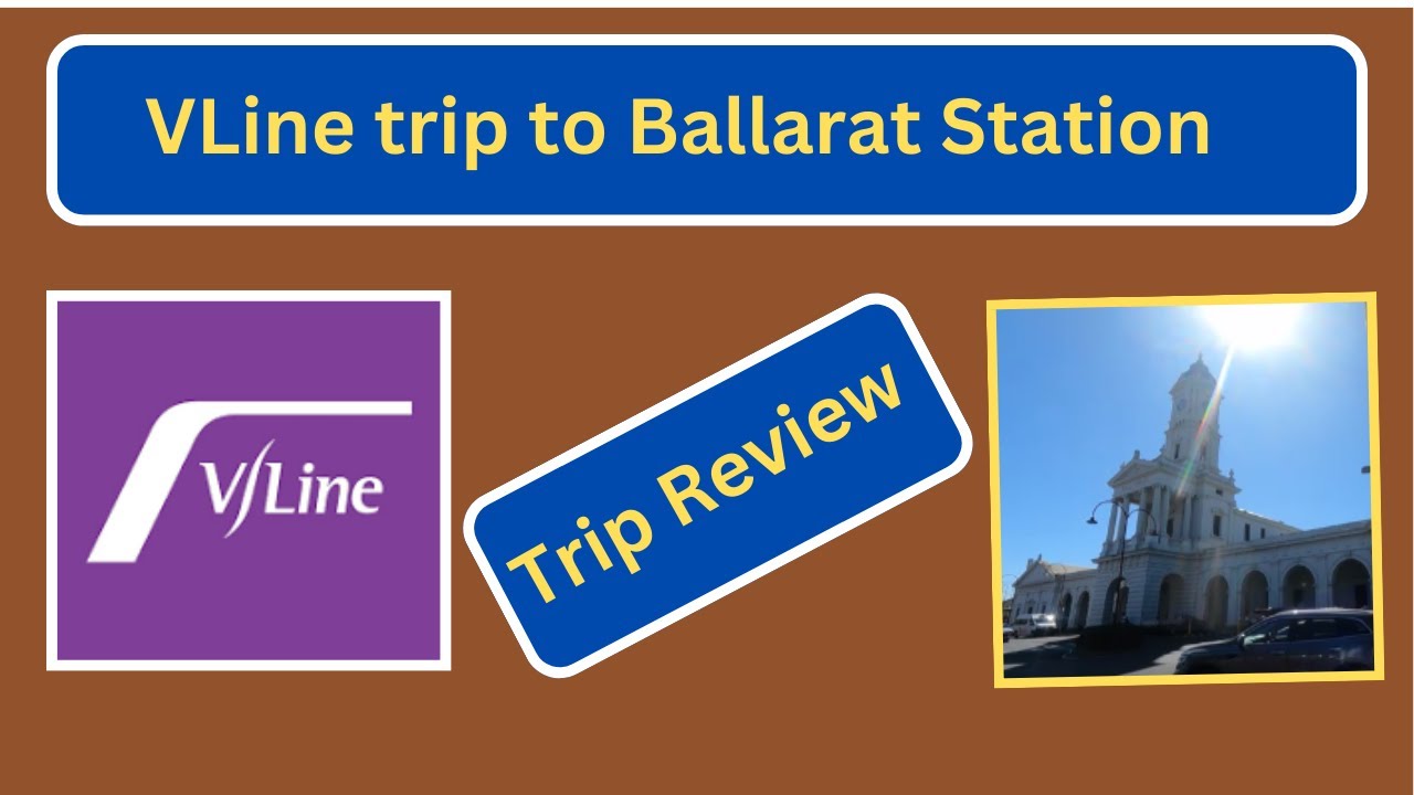 Trip Review VLine train from Southern Cross Station to Ballarat on ...