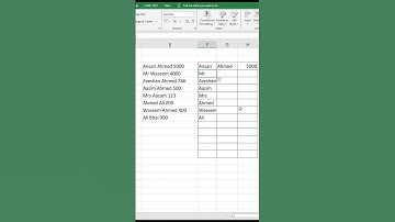 Magic Trick Works in Excel Sheet Shorts #shorts #shortsfeed #youtubeshorts
