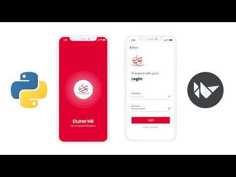 How To Create Login Form With Splash Screen Using KivyMD | Durar Portal LLC | Login Page