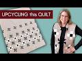 Upcycling a quilt into a quilted vest! Watch this full tutorial!