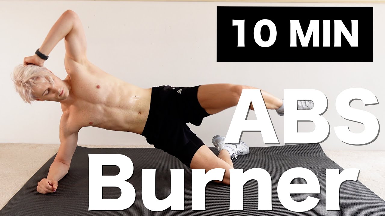 10 MIN ABS Burner | Quick Ab routine | Get strong core ! - YouTube