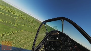 DCS P-51 Mustang. Takeoff and Landing Tutorial