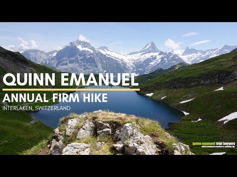 Quinn Emanuel Firm Hike 2019 | Interlaken, Switzerland