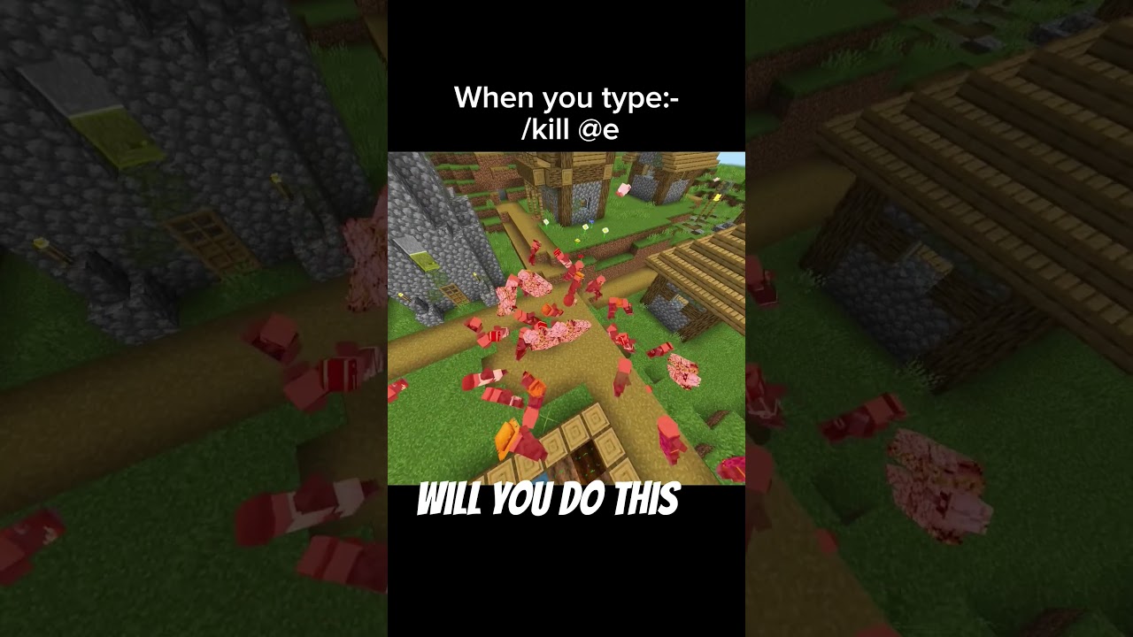 /kill @a   #minecraft #technoblade #trending #gaming #senpaispider #tilawatvoiceintheworld