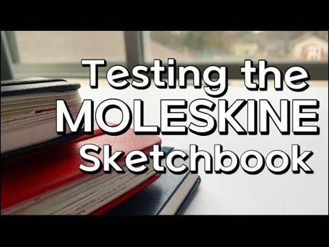 Moleskine Sketchbook, a review and a Flip-Through Video