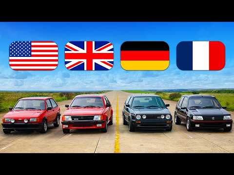 【ドラッグレース！】80年代のホットハッチが大集結！