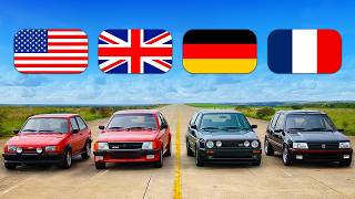 【ドラッグレース!】80年代のホットハッチが大集結!