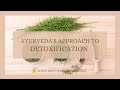 Ayurveda&#39;s Approach to Detoxification