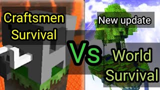 World Survival Vs Craftsmen:Building Craft Game New #minecraft #survival #minecraftshorts #trending screenshot 4