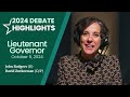 Highlights: Vermont lieutenant governor candidates 2024 general election debate