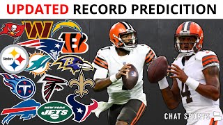 UPDATED Cleveland Browns 2022 Schedule & Record Prediction With Jacoby Brissett & Deshaun Watson