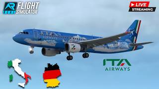 🔴 Real Flight Simulator | Milan (LIN) - Berlin (BER) | ROUND TRIP | ITA Airways| A320-200