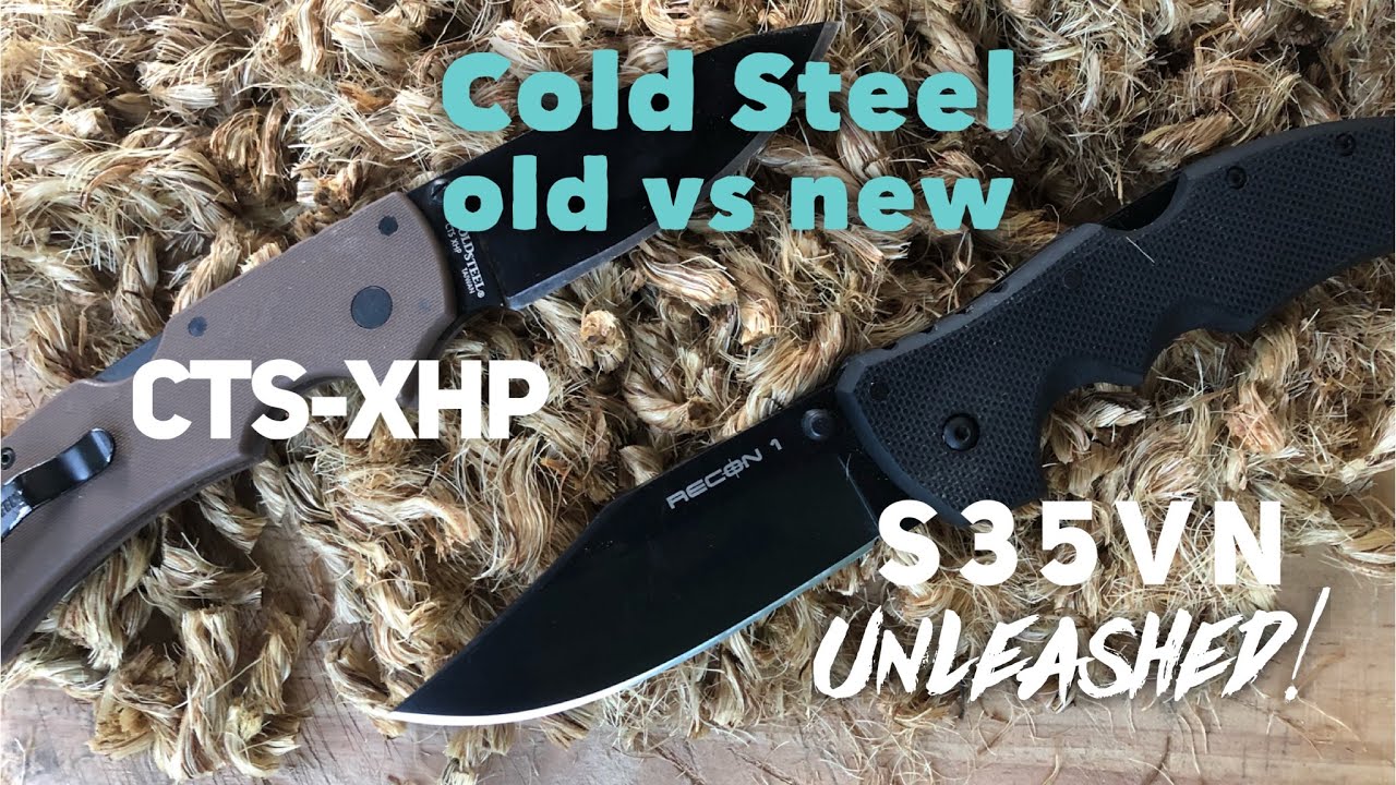 Cold Steel XHP vs S35VN Edge Retention Comparison, also unleashed