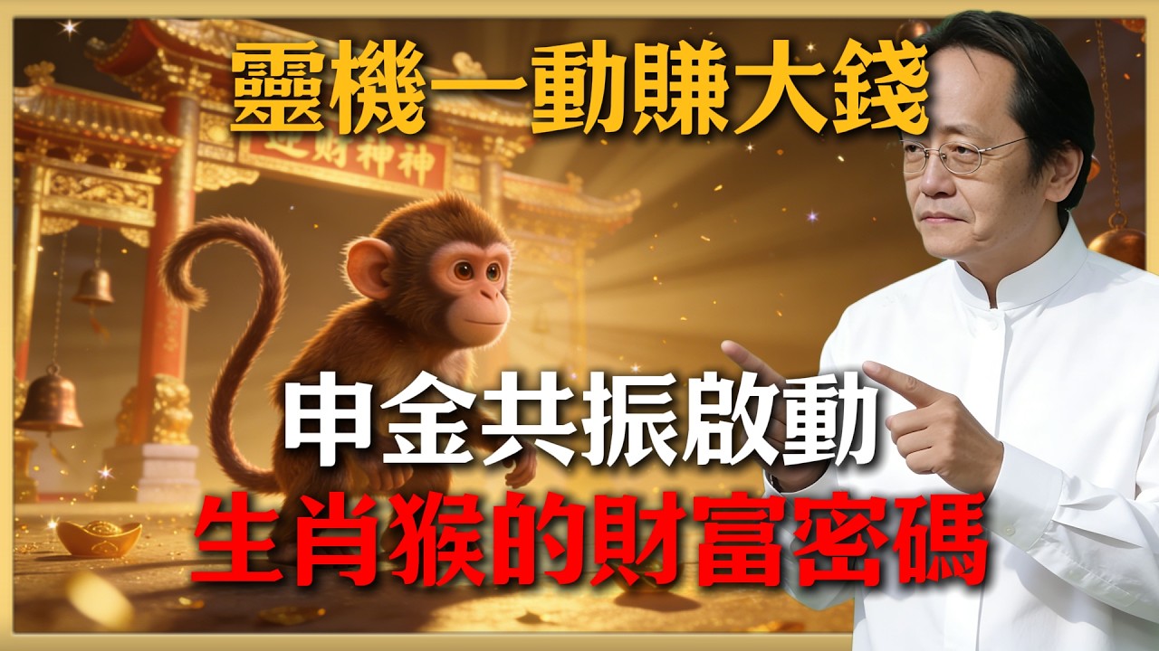 靈機一動賺大錢！生肖猴：盯緊點！這幾天是紅利“捕捉期”，商機無限，盆滿缽滿！#倪海廈 #命理 #生肖 #運勢