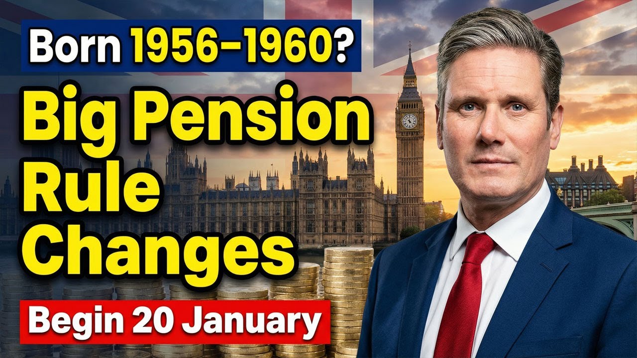 Born 1956–1960 Big Pension Rule Changes Begin 20 January