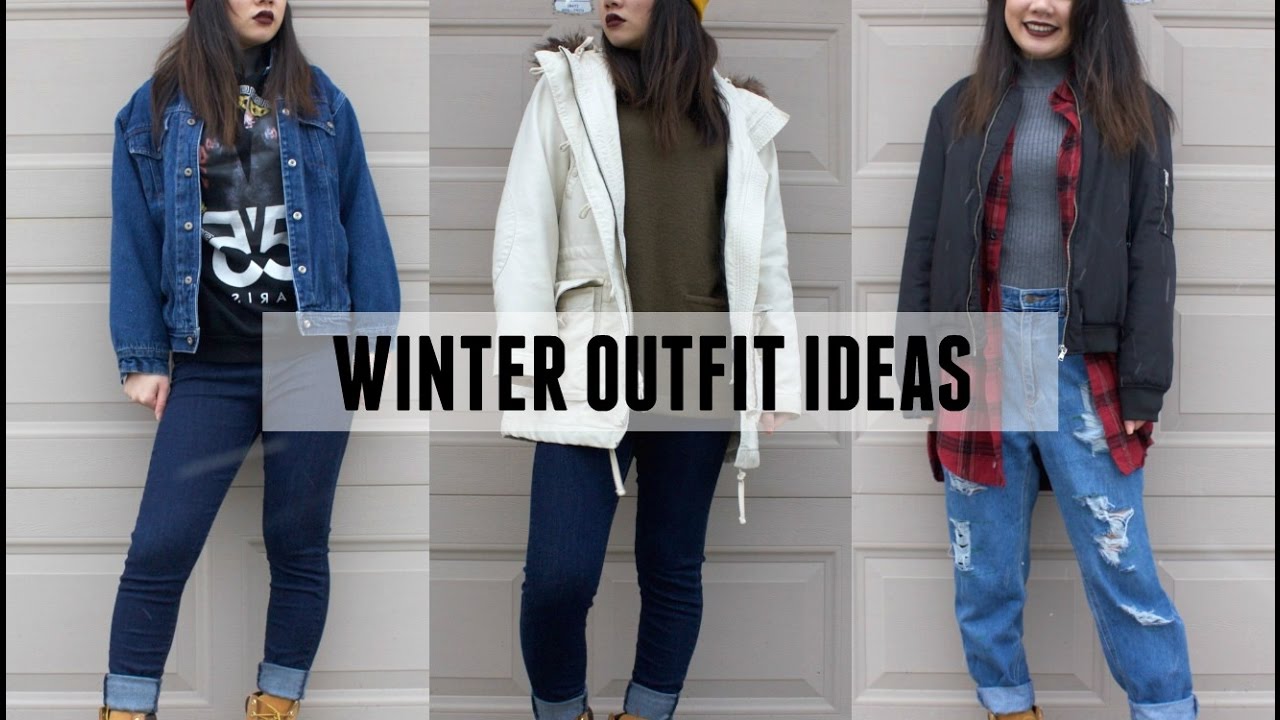 WINTER OUTFIT IDEAS/LOOKBOOK with 