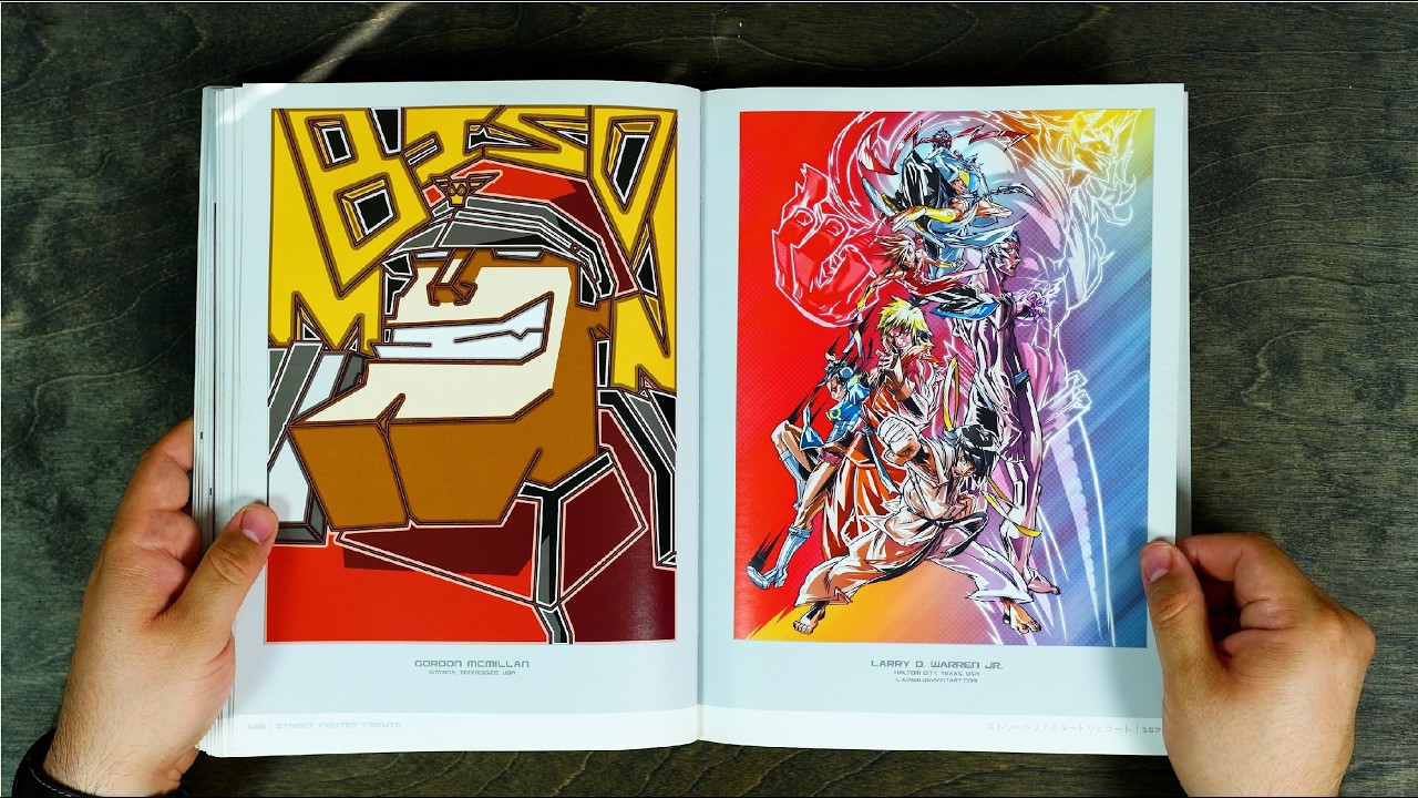 Artbook ASMR - Street Fighter Tribute (2008) - Flip Through, Page