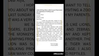 Letter Writing ✉️ Visiting a Zoo | WBBSE Class V–X | EnglishWithVarunSirWBBSE
