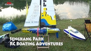 RC boating fun at Sengkang Riverside Park!