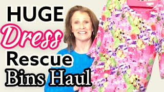 HUGE DRESS HAUL Goodwill Outlet Bins Thrift Haul To Resell Online