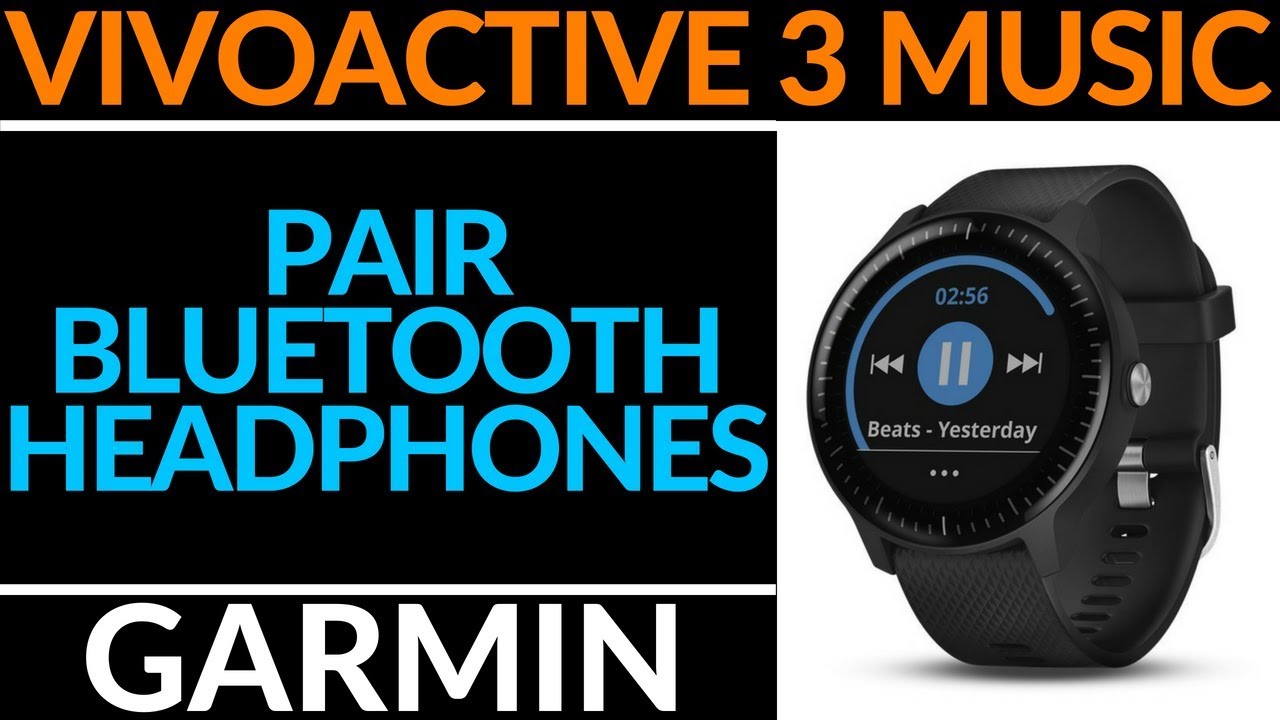 garmin vivoactive 3 music setup