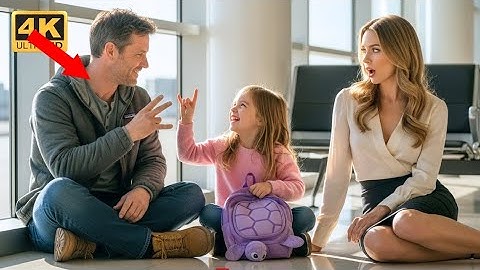 Female CEO waiting for plane with mute daughter—Froze When Single Dad Spoke to Her in Sign Language