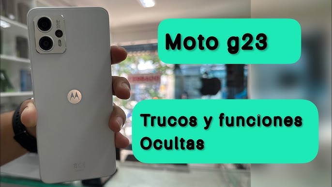 Motorola Moto G23 - Color gris - Triple cámara trasera