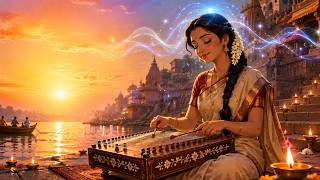Dopamine Detox with Santoor Alap | Peaceful Music for Focus, Yoga and Relaxation