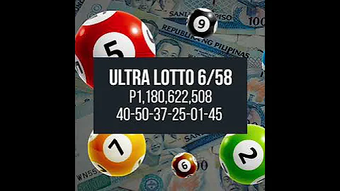 2 win P1.18-billion Ultra Lotto jackpot