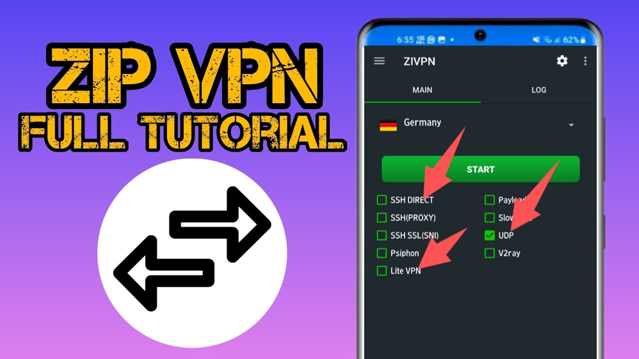 How To Setup ZIVPN Tunnel ( SSH/DNS/UDP) Vpn For Fast & Secure Internet ...