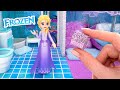 Construindo um miniapartamento mágico para a Rainha Elsa da Disney ❄️