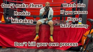 What mistakes you should avoid when you start your training journey 