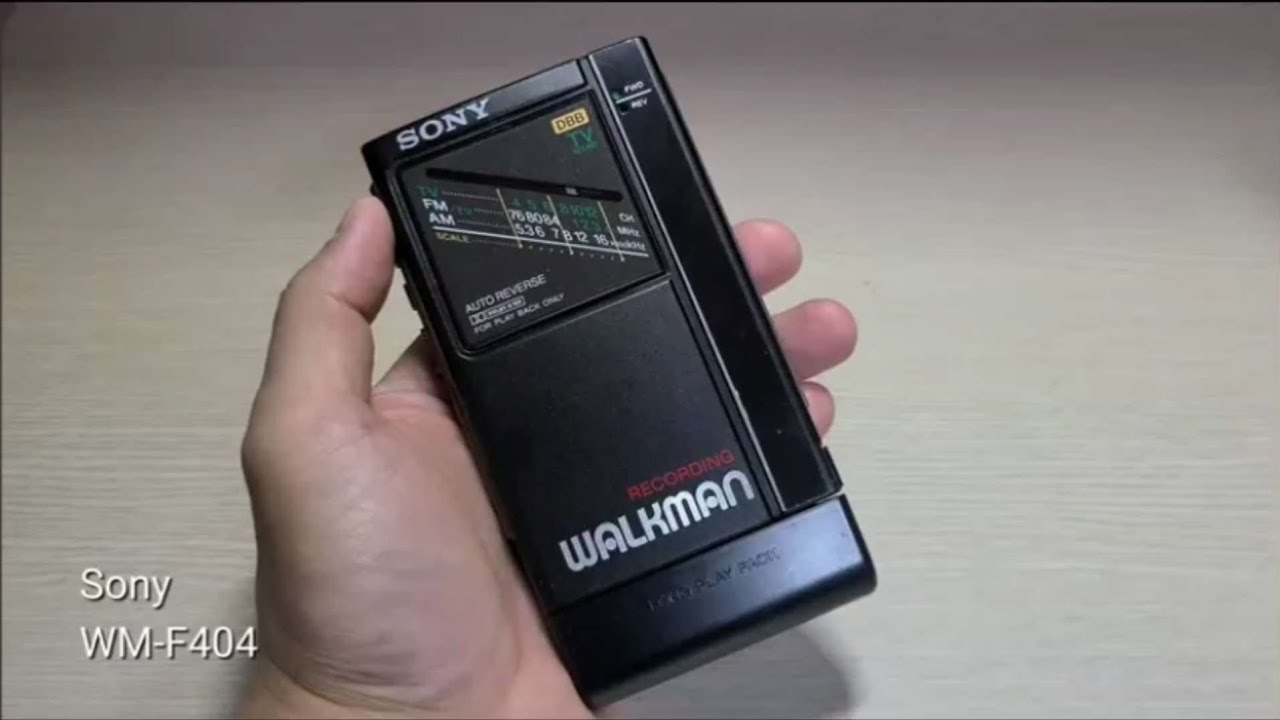 Sony WM-F404 Cassette Player Walkman - YouTube