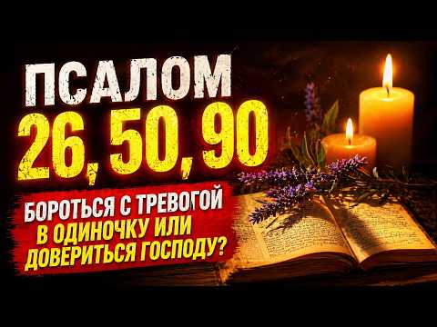 Бояться ночи или спать под защитой? Псалом 26, 50, 90 для крепкого сна