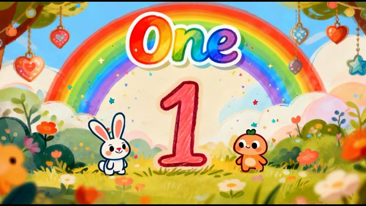 Educational Cartoon– Kids Songs – Baby Learn Number Song | Toddler Learning Video - Nursery Rhyme