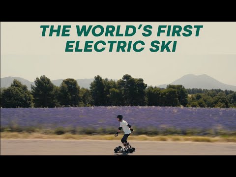 SKWHEEL ONE : The World's First Electric Ski!