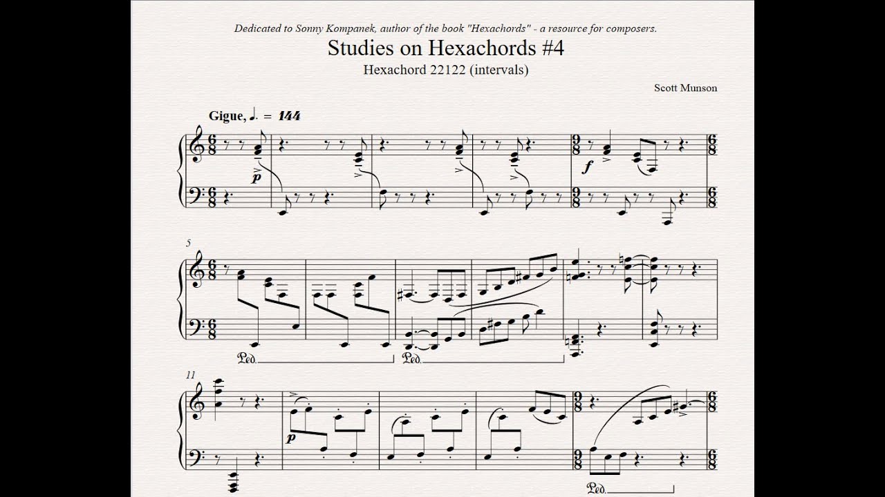 Studies On Hexachords #4 by Scott Munson