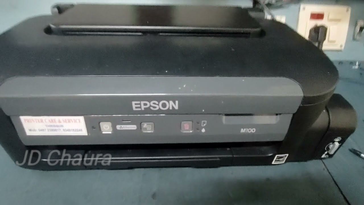 Printer:03: Printer Epson M100 ! Not Printing ! Paper not Printing ! Paper  not Pickup ! - YouTube
