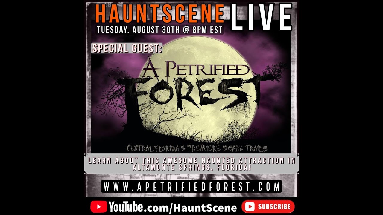 HauntScene Live!  A Petrified Forest!