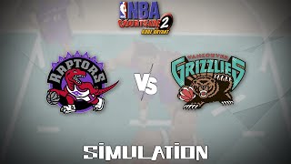 NBA Courtside 2 (1999) - Toronto Raptors vs Vancouver Grizzlies [Gameplay Simulation]