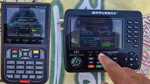 GT Media V8 Finder2 Vs Ibravebox V10 Pro Satellite Meter