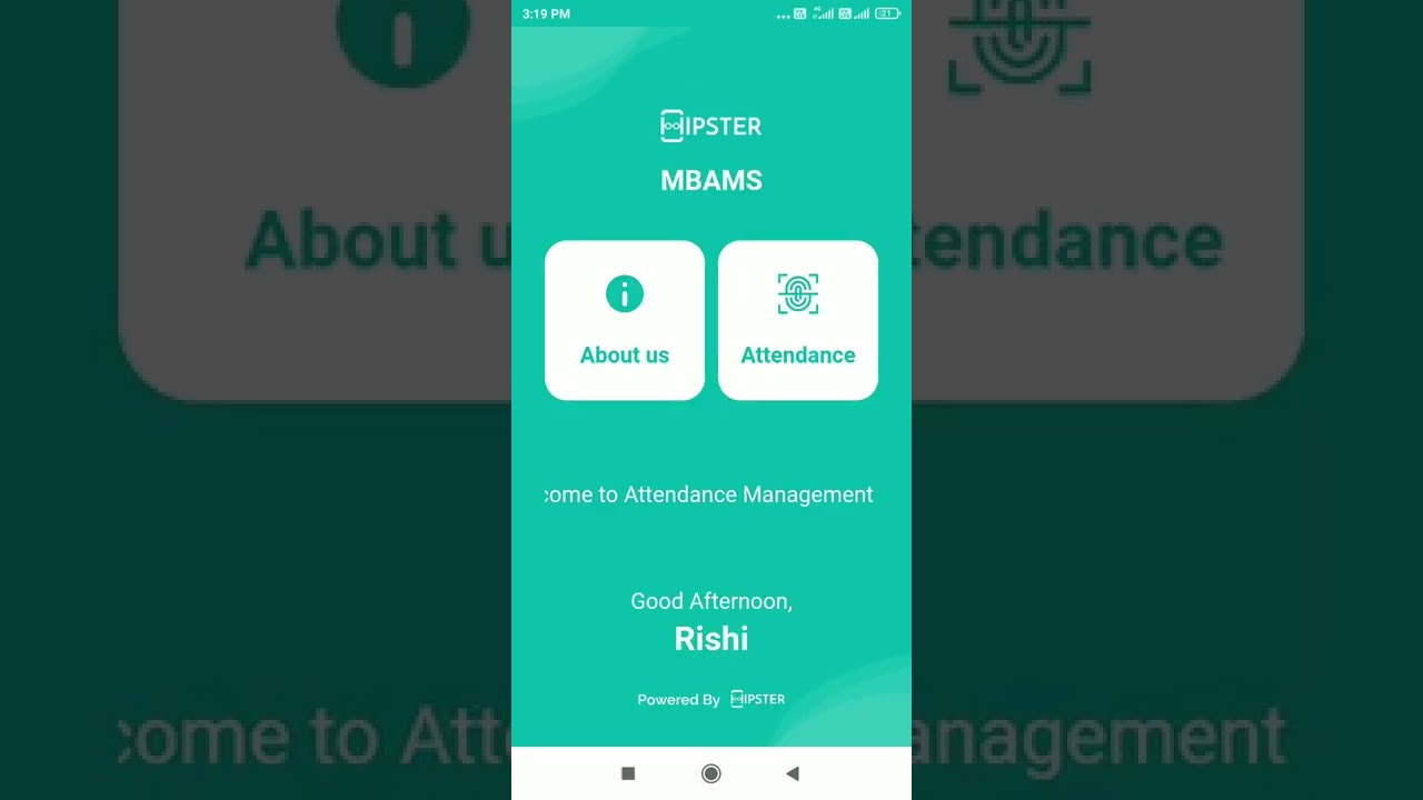 Mobile Based attendance management system