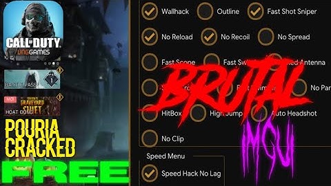 CODM:VNG Mod menu 1.8.41 BRUTAL FEATURES | PouRia_Cheat