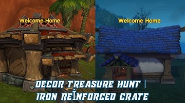 Decor Treasure Hunt | Iron Reinforced Crate | Housing Decor