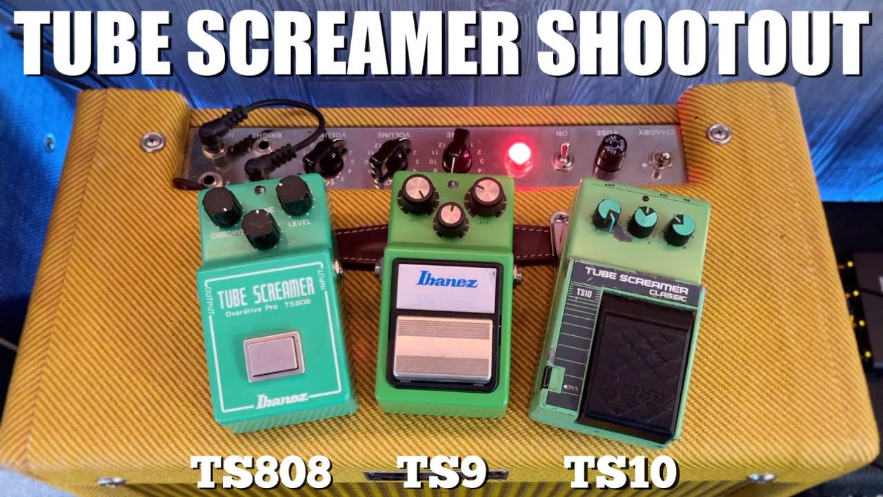 Tube Screamer Shootout! Ibanez TS808 vs TS9 vs TS10
