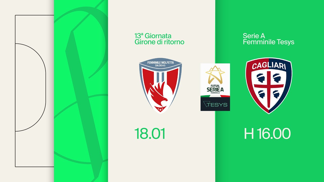 Femminile Molfetta-Cagliari | 13ª giornata | Serie A Tesys 2025/2026
