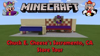 Minecraft Chuck E. Cheese’s Sacramento, CA Store Tour