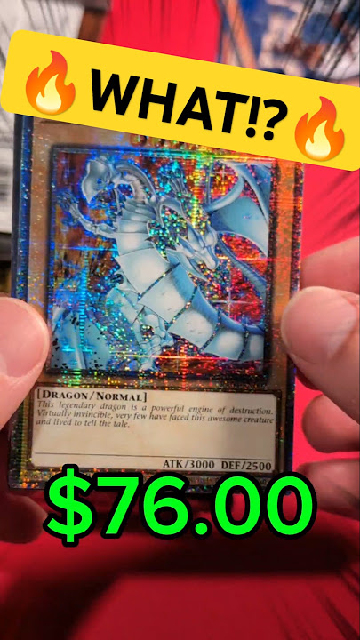 BLUE EYES! Quarter century stampede #yugioh #yugiohcommunity #yugiohcards #yugiohtcg