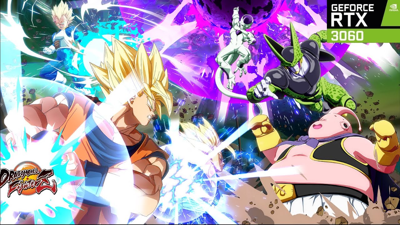 Dragon Ball FighterZ RTX 3060 12 GB Max Settings 4K Resolution Scale 100-150-200