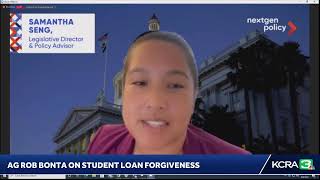 LIVE | Attorney General Rob Bonta and major nonprofits are launching a campaign about student loa… Profile